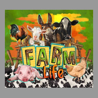 Farm Life With Animals Vintage Hoodie | Teevron