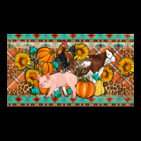 Fall Farm Animals Cow Pig Rooster Premium Sweatshirt | Teevron