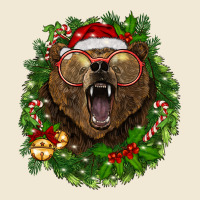 Christmas Bear  Wreath Ladies Tee | Teevron