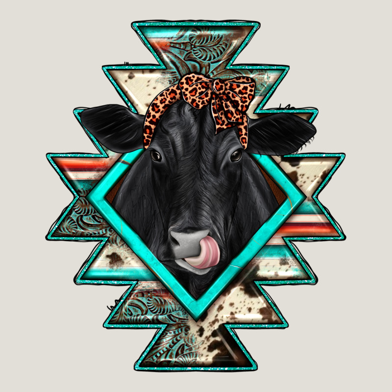 Black Angus Cowhide Aztec Heavy Core Tee by JahusDesignShop | Teevron