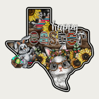 Happy Easter Texas Zipper Hoodie | Teevron