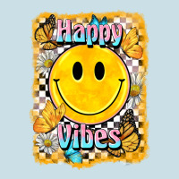 Happy Vibes Smiley Face Ladies Tee | Teevron