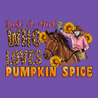 Just A Girl Who Loves Pumpkin Spice Cowgirl Premium Sweatshirt | Teevron