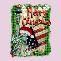 Merry Christmas  Statue Of Liberty Ladies Tee | Teevron