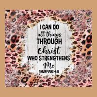 I Can Do All Things With Leopard And Glitter Vintage Tee | Teevron