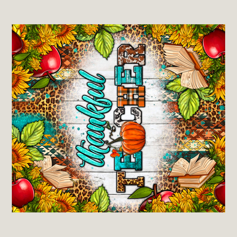Thankful Teacher Fall Tumbler Heavy Core Tee by BundleAndBundleShop | Teevron