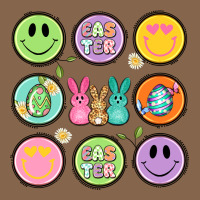 Easter Day Smiley Faces Premium Tee | Teevron