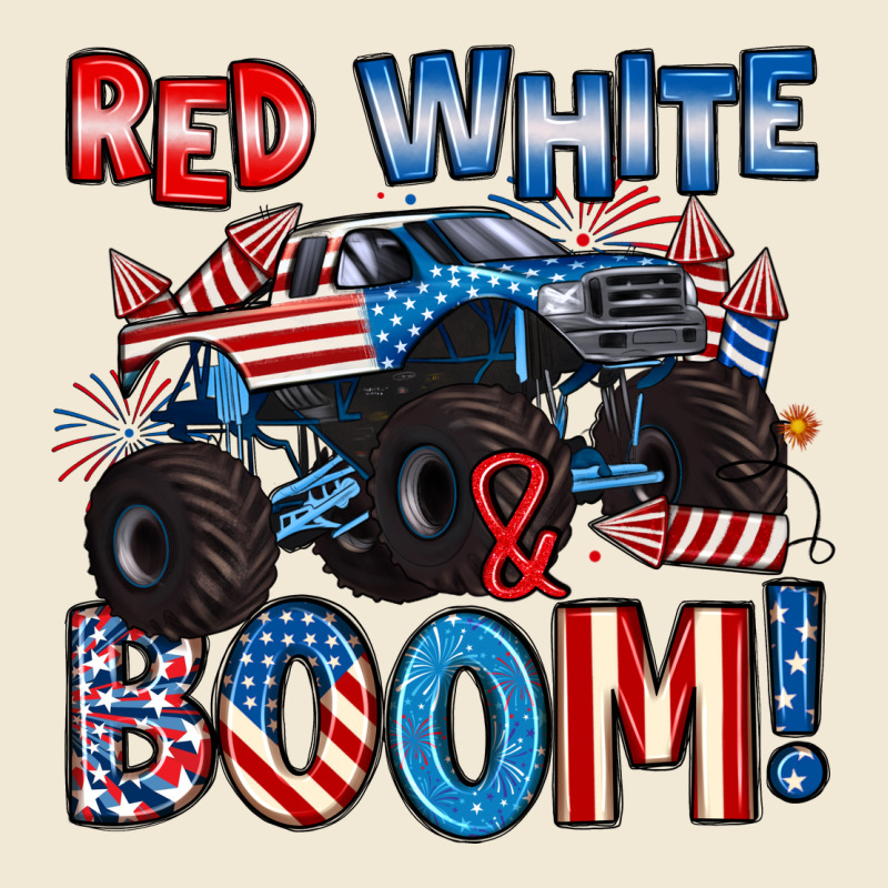 Red White And Boom 4th Of July Premium Tee by Artiststas | Teevron