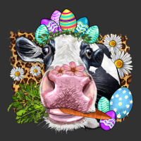 Happy Easter Cow With Eggs Easter Day Urban Heavy Tee | Teevron