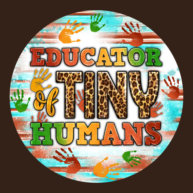 Educator Of Tiny Humans Round Earring Heavy Core Tee by BundleAndBundleShop | Teevron
