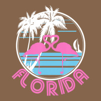 Hot Trend Florida Pink Flamingo Heart 80s Retro Vintage Style Premium Tee | Teevron