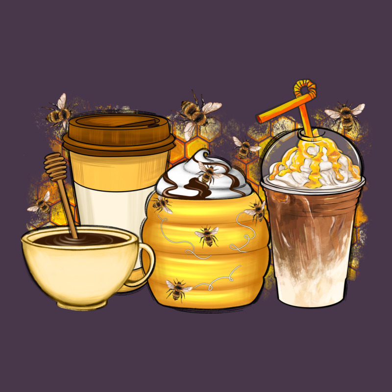 Bee Honey Coffee Cups Heavyweight Hoodie by Artiststas | Teevron