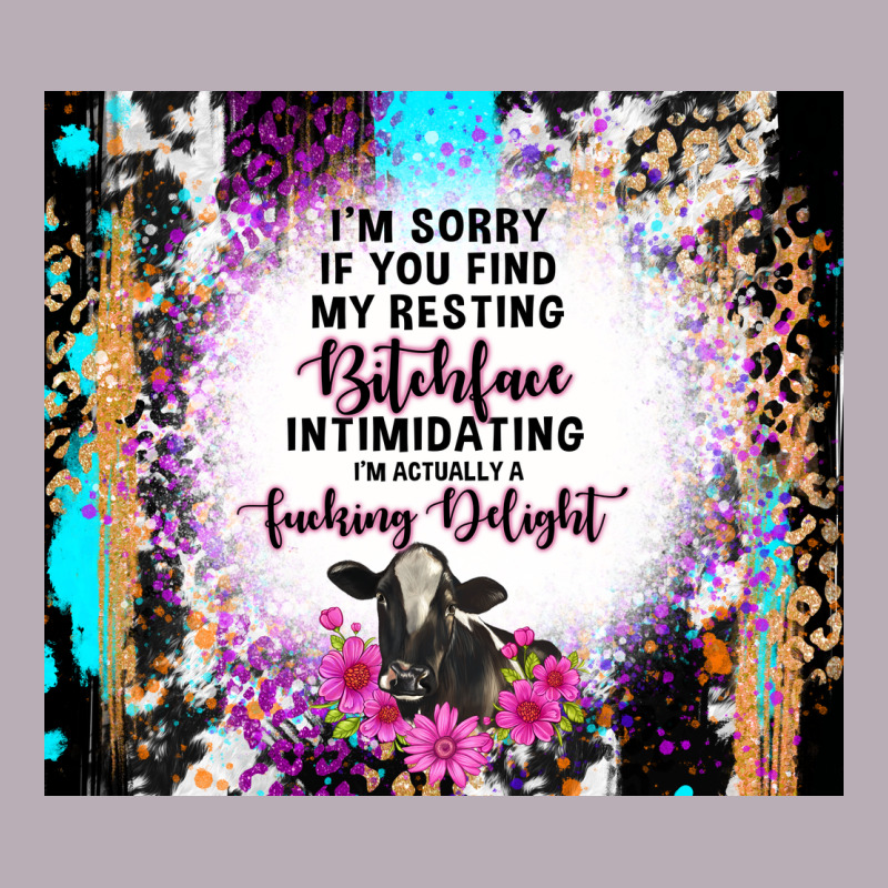 I'm Sorry If You Find My Resting Bitchface Intimid Vintage Tee by TumblerDesignByShophia | Teevron