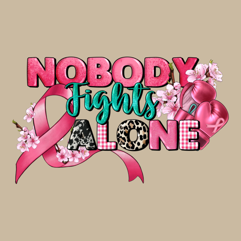 Nobody Fights Alone Cancer Awareness Long Sleeve Tee by CowGirlArtShop | Teevron