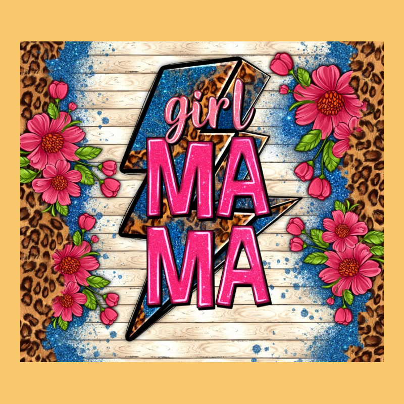 Girl Mama Thunder With Flowers Vintage Hoodie by TumblerDesignByShophia | Teevron