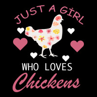 Just A Girl Who Love Chickens Ladies Tee | Teevron