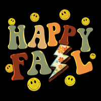 Happy Fall Smiley Face Ladies Tee | Teevron
