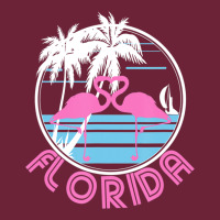 Hot Trend Florida Pink Flamingo Heart 80s Retro Vintage Style Long Sleeve Tee | Teevron
