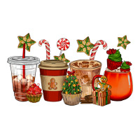 christmas cup cakes coffee cups | Teevron