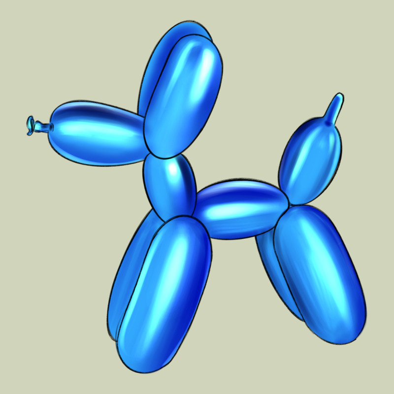Blue Dog Balloon Heavyweight Hoodie by Artiststas | Teevron