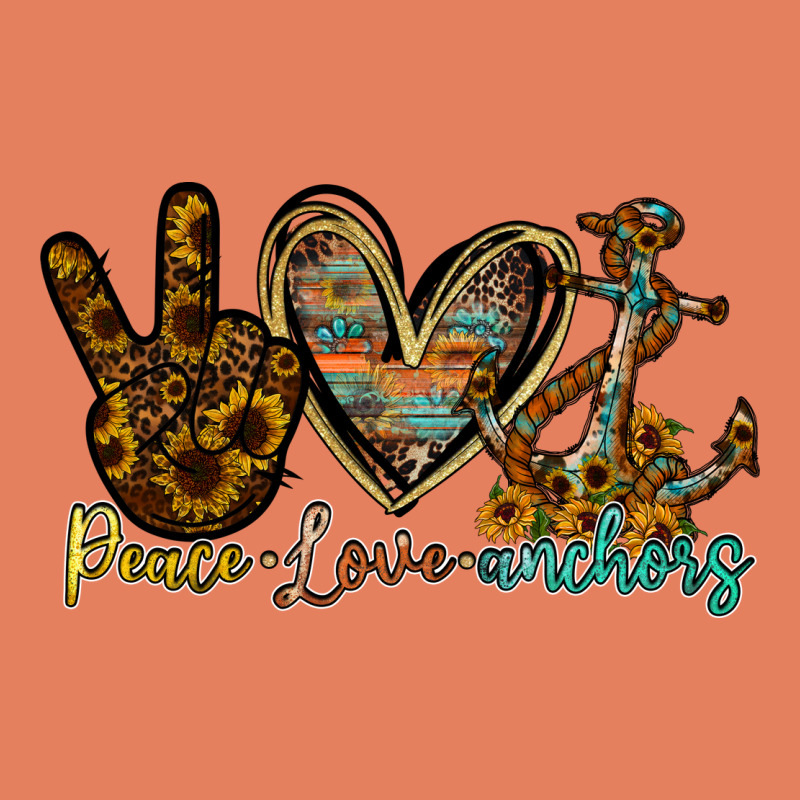Peace Love Anchors Classic Tee by RacoonDesign | Teevron