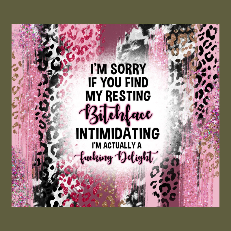 I'm Sorry If You Find My Resting Bitchface Intimid Vintage Tee by TumblerDesignByShophia | Teevron