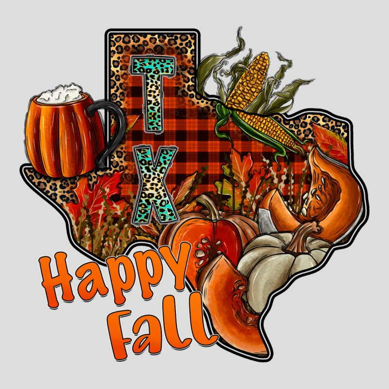 Happy Fall Texas Zipper Hoodie by CowhideDigitalArt | Teevron