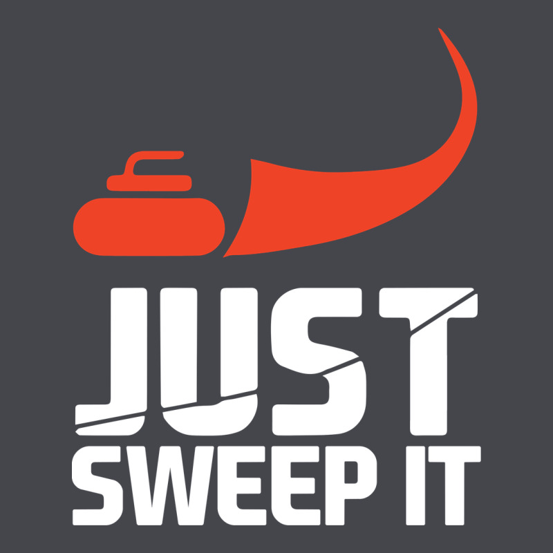 Just Sweep It! Funny Curling Sports Gift Hoodie Long Sleeve Tee by lanVoArt | Teevron