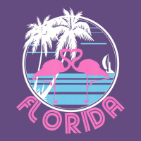 Hot Trend Florida Pink Flamingo Heart 80s Retro Vintage Style Vintage Hoodie | Teevron