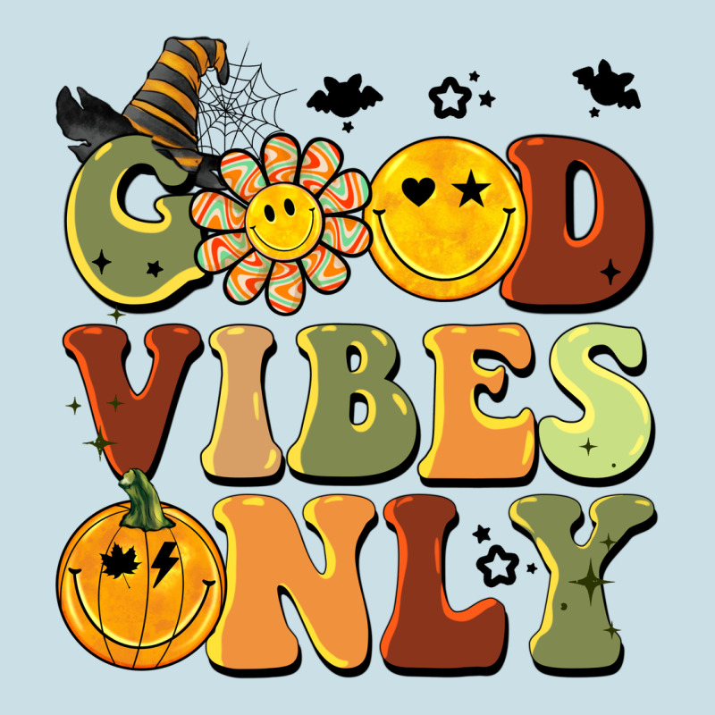 Halloween Good Vibes Only Ladies Tee by BarkalooDesign | Teevron