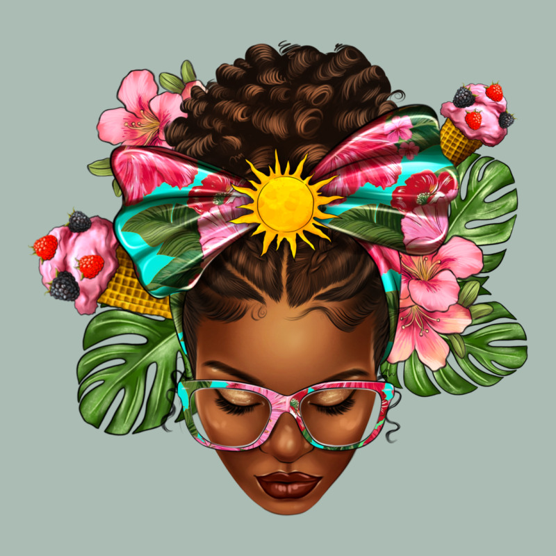Afro Woman Summer Classic Tee by texasbilliewilder | Teevron