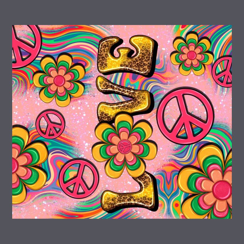 Peace Love Hippie Daisy Vintage Hoodie by TumblerDesignByShophia | Teevron