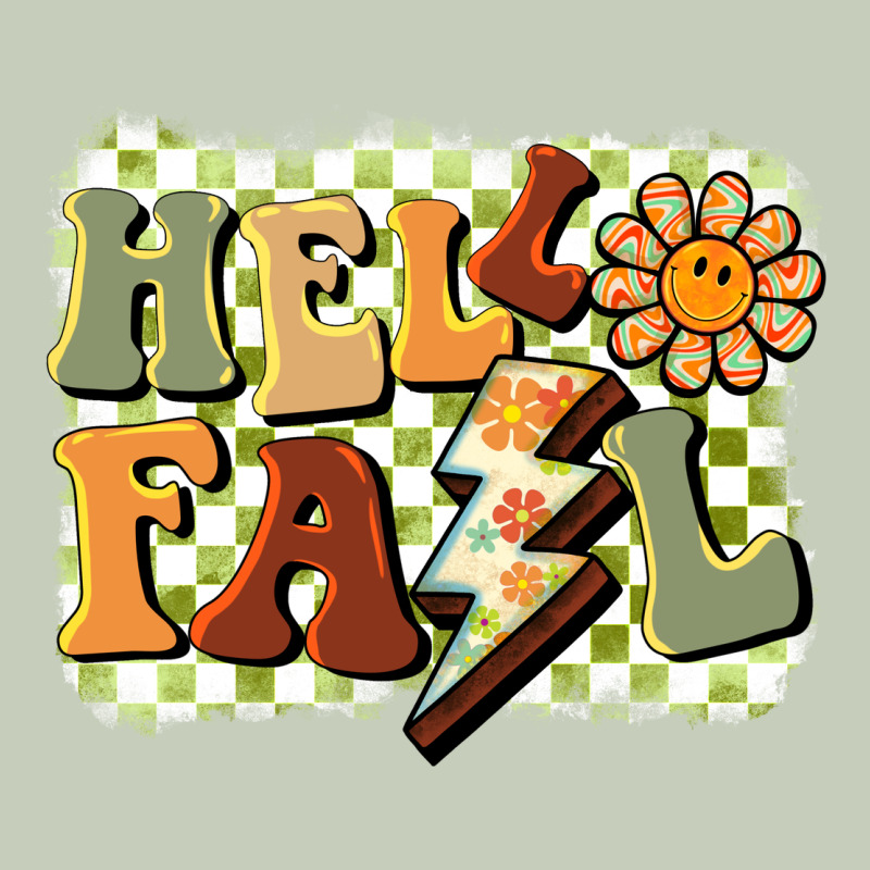 Groovy Hello Fall Ladies Tee by BarkalooDesign | Teevron