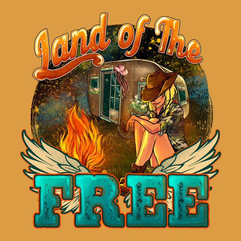 Land Of The Free 4th Of July Urban Heavy Tee by HowdyJamesFarm | Teevron