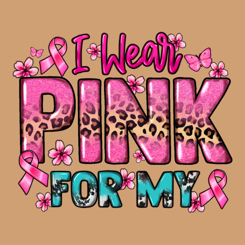 I Wear Pink For My Custom Name Cancer Awareness Vintage Tee by HowdyJamesFarm | Teevron