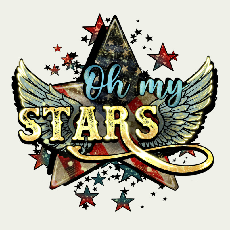 Oh My Stars America Wings 4th Of July Urban Heavy Tee by HowdyJamesFarm | Teevron