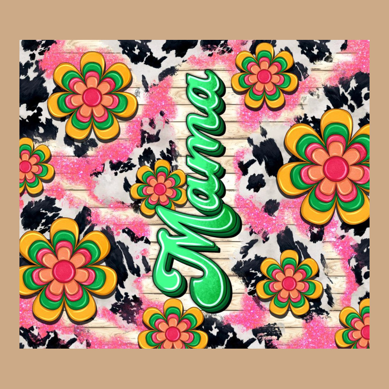 Mama With Hippie Daisies Vintage Hoodie by TumblerDesignByShophia | Teevron