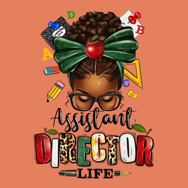 Assistant Director Life Afro Messy Bun Classic Tee by texasbilliewilder | Teevron