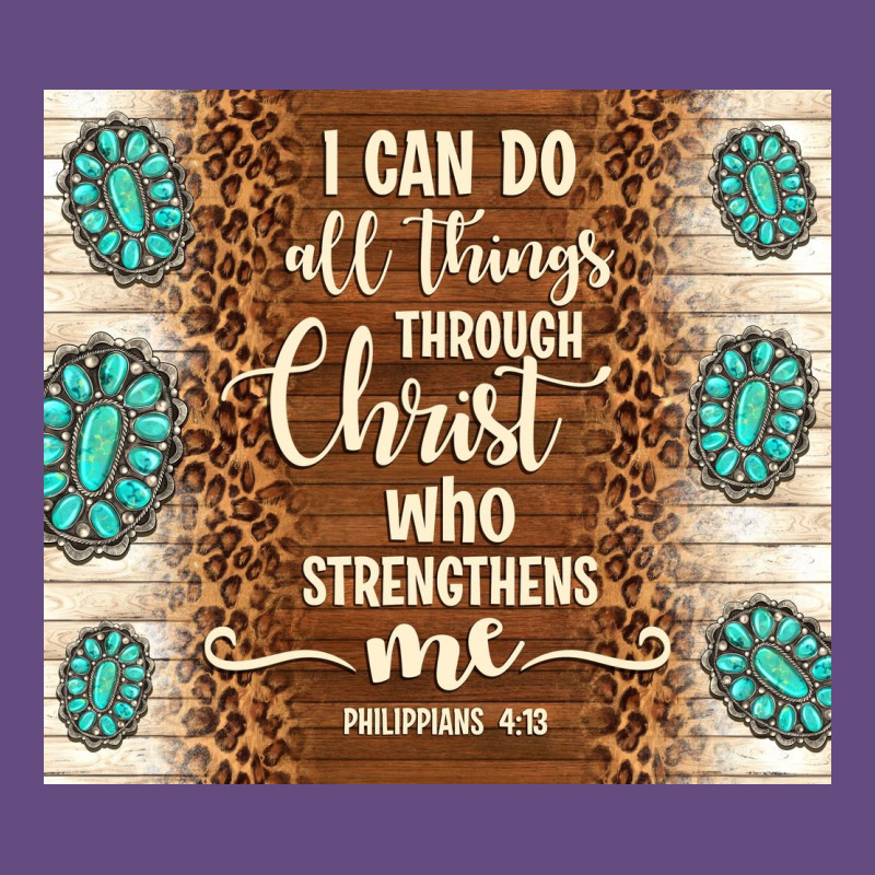 I Can Do All Things Through Christ Who Strengthens Vintage Hoodie by TumblerDesignByShophia | Teevron