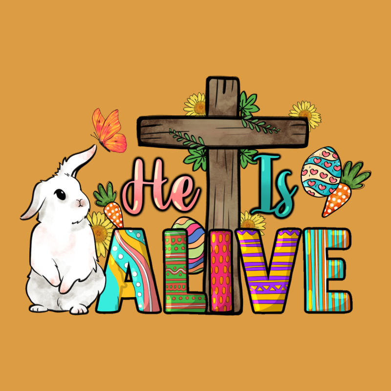He Is Alive Easter Day Urban Heavy Tee by HowdyJamesFarm | Teevron