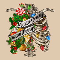 Sorta Merry Sorta Scary Chest Heavyweight Sweatshirt | Teevron