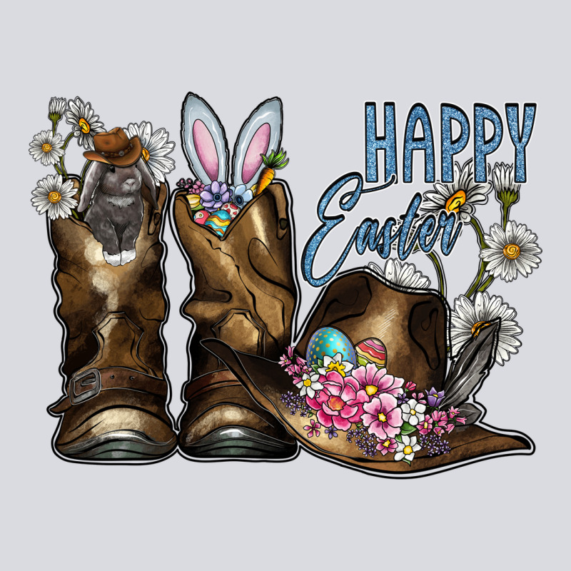 Happy Easter Zipper Hoodie by CowhideDigitalArt | Teevron