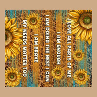 Self Reminders With Sunflowers Vintage Hoodie | Teevron