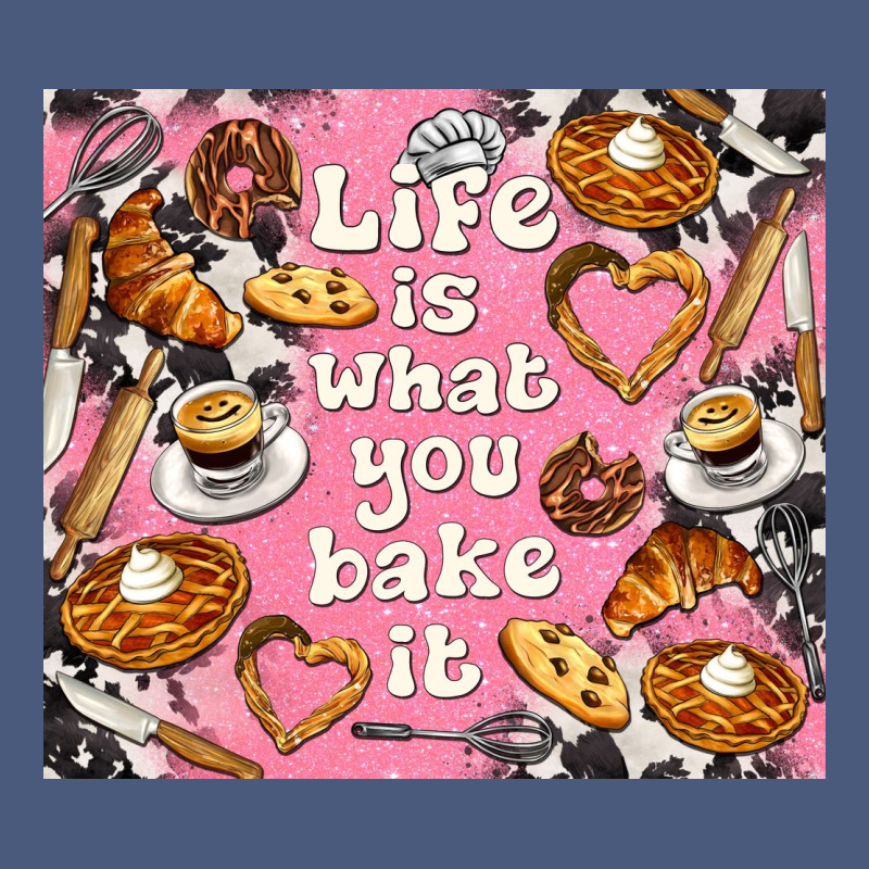 Life Is What You Bake It With Cowhide Vintage Hoodie by TumblerDesignByShophia | Teevron