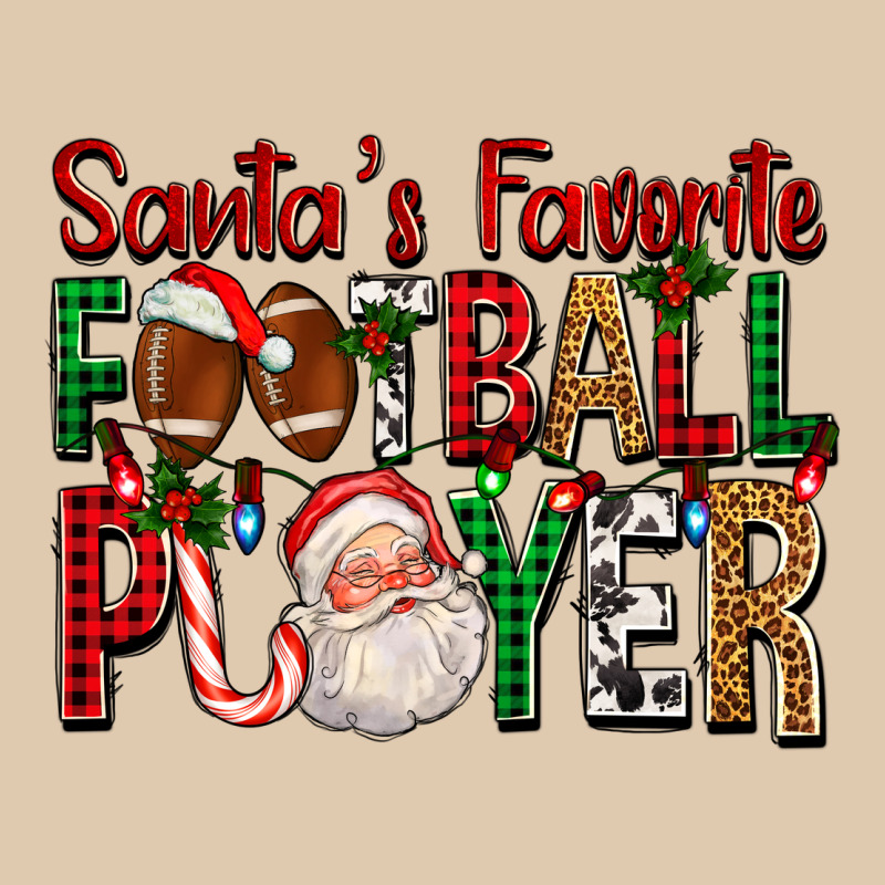Santa's Favorite Football Player For Christmas Heavyweight Sweatshirt by FaDigitalArtStudio | Teevron