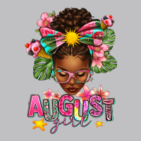 August Girl Afro Woman Summer Classic Tee | Teevron