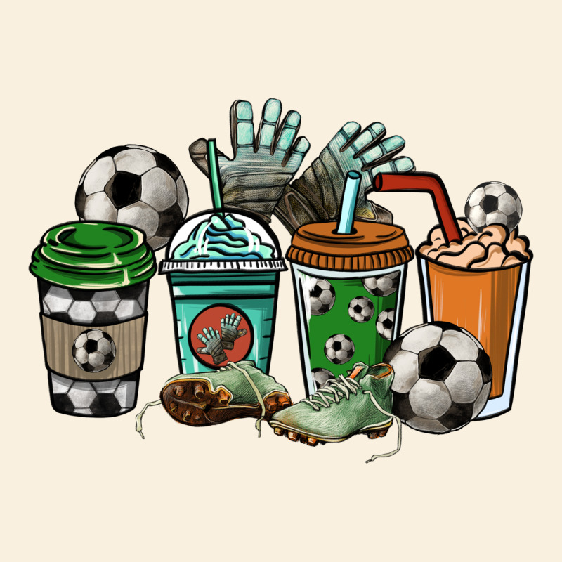 Soccer Coffee Cups Vintage Hoodie by HowdyJamesFarm | Teevron