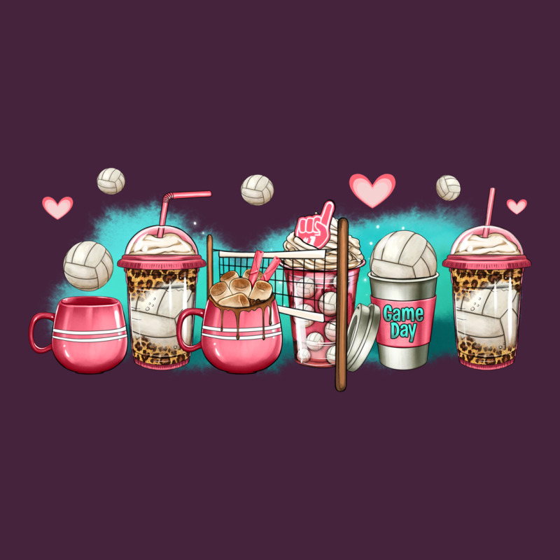 Volleyball Coffee Cups Premium Tee by Jasminsmagicworld | Teevron