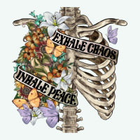 Inhale Peace Exhale Chaos Chest Premium Hoodie | Teevron