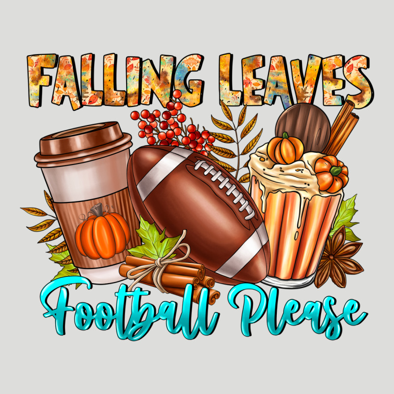 Falling Leaves Football Please Zipper Hoodie by CowhideDigitalArt | Teevron